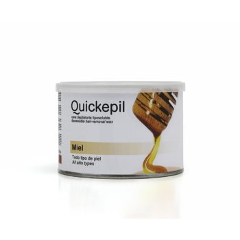 QUICKEPIL Cosmetic Wax for Depilation and Skin Care - Honey, 400 ml