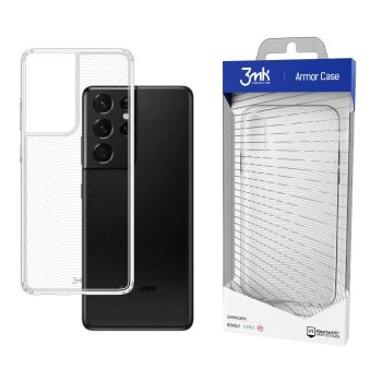 Samsung Galaxy S21 Ultra (SM-G998B) 3MK All-Safe Armor Clear Case Cover, Transparent