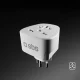 SBS Universal Travel Adapter for Switzerland (Type J), White