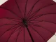 Large Elegant Umbrella XXL, 16 Ribs, Red