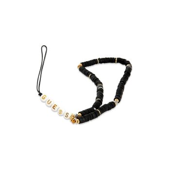 Guess Heishi Beads Phone Strap 3666339048310 Black