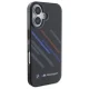 BMW iPhone 16 Plus Case Motorsport IML Random Stripes, Black
