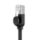 Baseus High Speed ​​flat Ethernet CAT6 RJ45 network cable 0.5m - black
