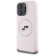 Karl Lagerfeld силиконовый чехол Double Heads and Circle MagSafe для iPhone 16 Pro Max,...