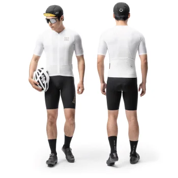 Rockbros YDDX011 Diamond Short Sleeve Cycling Jersey Size M - White