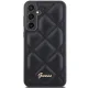 Guess Samsung Galaxy S23 FE Case Quilted Metal Logo, Black