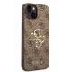 Guess 4G Big Metal Logo Case for iPhone 15, Brown