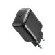 Joyroom JR-TCF23 USB-C Wall Charger 25W SFC / PPS / PD Black + Type-C Cable 1m