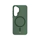 3mk Smoke MagCase for Samsung Galaxy S24 with MagSafe, Green-Translucent