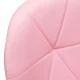 4Rico QS-06G Cosmetic Stool, Pink/Gold