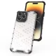 Hibridinis apsauginis dėklas iPhone 14 Pro Honeycomb, mėlynas