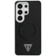 Guess Embossed Ring Triangle Logo MagSafe Case for Samsung Galaxy S26 Ultra - Black