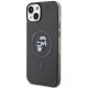 Karl Lagerfeld iPhone 15 Plus Case IML KC Glitter MagSafe, Black