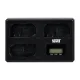 Newell TT-USB-C Triple-Channel Charger for Nikon EN-EL15