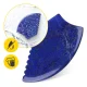 4FIZJO Grooved Gua Sha Facial Massage Stone Natural Lazurite