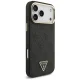 Guess 4G PU Leather MagSafe Case for Apple iPhone 17 Pro Max, Brown