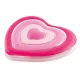 Intex 58727 Inflatable Heart Beach Air Mattress 155 x 135 cm