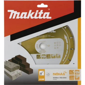 Makita B-54025 Nebula Diamond Cutting Disc 230 x 22.23 mm for Concrete and Stone
