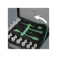 Wera 8100 SB 2 Zyklop Speed Ratchet Set 3/8\" Drive Metric, 43-Piece