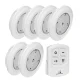 Maclean MCE165 6 LED Light Set with Remote Control, Battery Operated