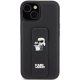 Karl Lagerfeld iPhone 15 Plus / 14 Plus Case Gripstand Saffiano, Black