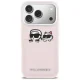 Karl Lagerfeld Karl & Choupette Print & Pocket Phone Case Cover iPhone 17 Pro - Pink