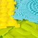 Sensory Puzzle Mat for Foot Massage (8 Pieces), Pastel Colors