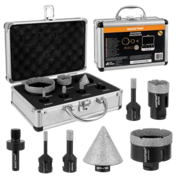 Bigstren Diamond Hole Saw Set 7 pcs (6-68 mm, M14)