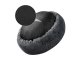 Soft Plush Pet Bed for Dogs and Cats, 100 cm, Light Grey