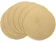 Round Braided Table Placemat, 38 cm, Gold