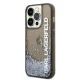 Karl Lagerfeld iPhone 14 Pro Liquid Glitter MagSafe Case Black