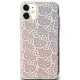 Hello Kitty iPhone 11 / XR Case IML Gradient Electrop Crowded Kitty Head, Pink
