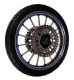 Reflective Wheel Rim Stickers AG555A, Blue