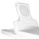 Azzurro Косметологическая кушетка 815B с LED подсветкой Белая