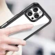 Dėklas iPhone 16 Pro telefonui Outer Space Case su elastingu rėmeliu, juodas