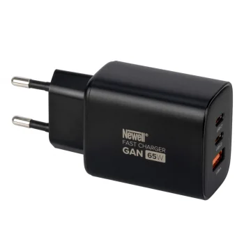 Newell GaN 65W tinklo įkroviklis, 2x USB-C, 1x USB-A, PD / QC