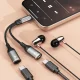 Dudao L13C+ 2-in-1 USB-C to Dual USB-C Adapter, Gray
