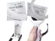 Foldable Desktop Magnifier with 10 LED Lights 1.8x 138mm & 5x 25mm