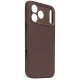 Decoded Leather Backcover Case with MagSafe for iPhone 17 Pro, Brown