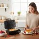 KADEN 1200W Waffle Maker for 2 Large Waffles with Temperature Control