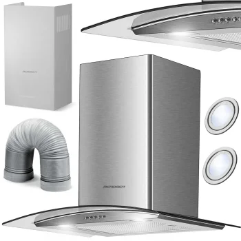 Chimney Cooker Hood Berdsen BT-202 60 cm, Stainless Steel
