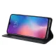 Xiaomi Mi 9 Lite / CC9 / CC9mt Vintage Style Magnetic Leather Wallet Case Cover, Black