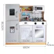 Kruzzel 22115 Kids Wooden Toy Kitchen