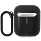 BMW AirPods 1 / 2 Case Leather Curved Line, Black