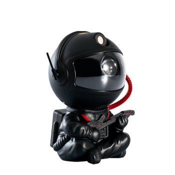 Astronaut Galaxy Projector Star Night Light Telcon HR-F2, black