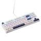 Machenike K500B-B87 Wired Mechanical Gaming Keyboard, Red Switch, White
