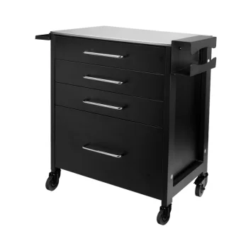 Tattoo Workstation Cart Pro Ink 702, Black