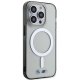 BMW iPhone 14 Pro Case Silver Ring MagSafe, Transparent