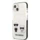 Apple iPhone 13 mini 5.4\" Karl Lagerfeld Karl&Choupette Case Cover (KLHCP13STPEKCW), White