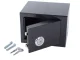 Home Safe with Key Lock, Black